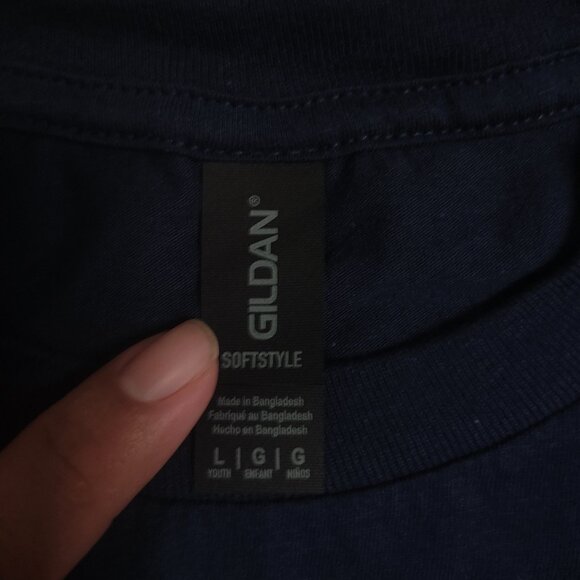 NEW Youth Lacrosse T-Shirt - "My Goal Is To Deny Yours" - Size L Kids - Picture 3 of 4